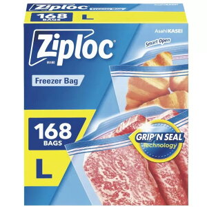 �W�b�v���b�N�t���[�U�[�o�b�O L�T�C�Y 168�� Ziploc Freezer Bags L Size 168ct �t���[�U�[�o�b�O L�T�C �Ⓚ�ۑ� �H�i�ۑ��� �ۑ��o�b�O �W�b�p�[�o�b�O �܂Ƃߔ��� �Ɩ��p ��� ������ �H�ޕۑ� �Ⓚ