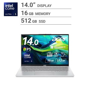 �G�C�T�[ �m�[�gPC/Swift Lite/14.0�C���`/Core Ultra5 115U/������ 16GB/SSD 512GB/���C�g�V���o�[/SFL14-54M-H56Y ACER Laptop /Swift Lite/14.0inch/Core Ultra 5 115U/16GB Memory/512GB SSD/Light Silver/SFL14-54M-H56Y �m�[�gPC/Swift �m�[