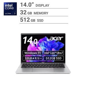�G�C�T�[ �m�[�gPC/14.0�C���`/Core Ultra7 155H/������ 32GB/SSD 512GB/SFG14-72-H73Y/F Acer Laptop / 14.0-inch Display / Intel Core Ultra 7 155H / 32GB Memory / 512GB SSD / SFG14-72-H73Y �m�[�gPC/14.0�C�� �p�\�R�� ���b�v�g�b�v ��