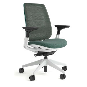 �X�`�[���P�[�X �V���[�Y2 �V�[�K���t���[�� ���O�[��/�s�[�R�b�N Steelcase Series2 sea gull frame lagoon/peacock �I�t�B�X�`�F�A