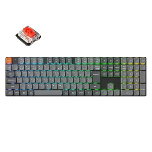 �L�[�N���� K5 Max QMK/VIA ���C�����X �J�X�^���E���J�j�J���L�[�{�[�h RGB (�z�b�g�X���b�v) �Ԏ� JIS�z��(���Ȉ󎚂Ȃ�) Keychron K5 Max QMK/VIA Wireless Custom Mechanical Keyboard RGB (Hot-Swap) Red Switch JIS No Kana 