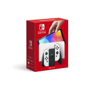 Nintendo Switch(�L�@EL���f��) �z���C�g HEG-S-KAAAA Nintendo Switch(OLED) White HEG-S-KAAAA �j���e���h�[�X�C�b�` �L�@EL �{�� �Q�[���@ �g�уQ�[�� �ƒ�p�Q�[���@ �X�C�b�` �V�i �Q�[���n�[�h Joy-Con �h�b�N