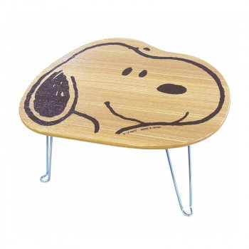 スヌーピーのお顔がテーブルに Snoopy スヌーピー 木の雑貨 宅配便送料無料 フェイス ミニテーブル Snt3501