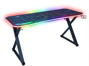 X Rocker pT[ MAX RGB LEDQ[~OfXN Gaming Desk Sʃ}EXpbht ϋv ĝɃtBbg