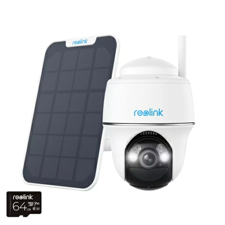 楽天市場】Reolink（レオリンク）Argus Series B430+Solar Panel+64GB 