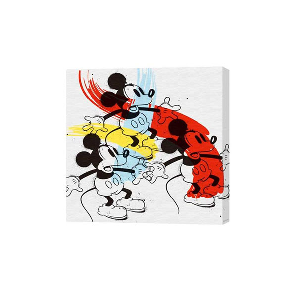 ディズニーのかわいいキャンバスパネル ディズニー キャンバスパネル 40角 保障 インテリア イラスト スリーミッキー Hみっきー