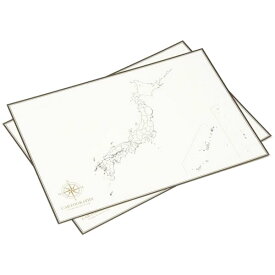 大人の白地図　カルトグラフィー　ポスター・A3サイズ　日本　5枚入×3セット　CG-A3J