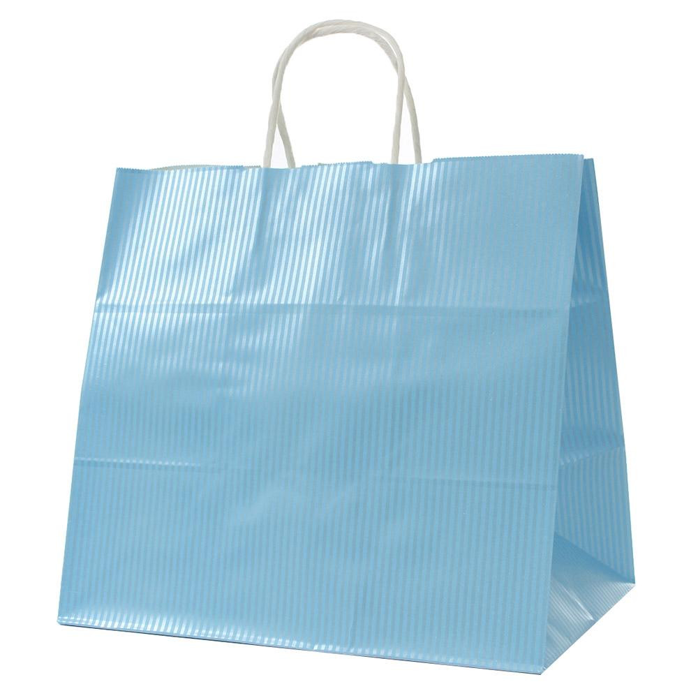 シンプルなデザインの紙袋 期間限定特価品 パックタケヤマ 手提袋 HV75 XZK00940 クリスタル 50枚組 国内即発送 ブルー