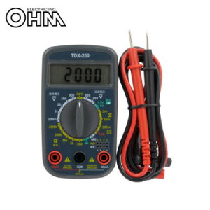 OHM �f�W�^���}���`�e�X�^�[ TDX-200