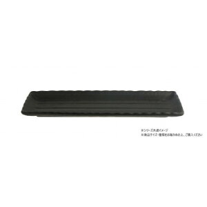 New 黒粉引さんま皿大 ブラック 110868