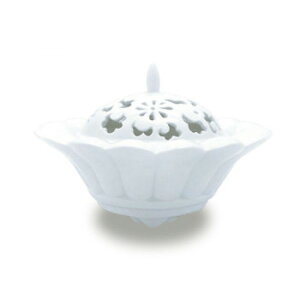 日本香堂 香炉 白磁 華香炉 有田焼 79166