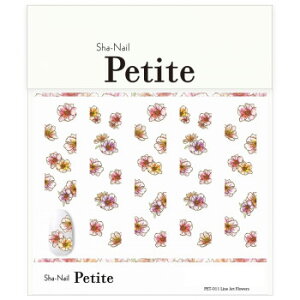Sha-Nail Petite ʃlC lCV[ Petite Line Art Flowers PET-011