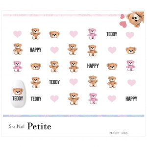 Sha-Nail Petite ʃlC lCV[ Petite Teddy PET-007
