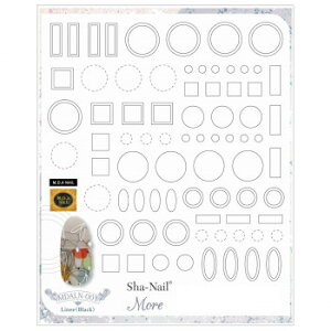 Sha-Nail More ʃlC lCV[ LINEE (BLACK) /Cj[ (ubN) MDALN-001