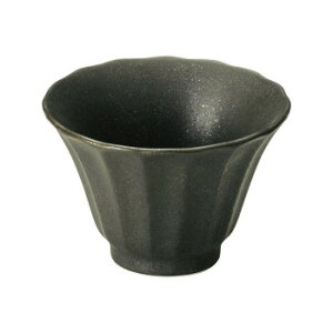 光洋陶器 花伝 かすみ 黒 8cm深小鉢 56130091