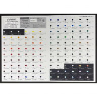 ターレンス レンブラント水彩絵具120色ドットカード RWC-DOT 120458700