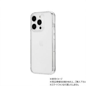 iPhone 15 Pro �Ϗ��E�ϏՌ��n�C�u���b�h�P�[�X �uUTILO Tough�v�N���A LN-IP23CTHCL