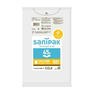 �T�j�p�b�N �|�� nocoo (�m�N�[�j������ 45L x 50 �� Sanipak Trash Bags nocoo 45L x 50 Semi-Transparent Bags ��e�� �܂Ƃߔ��� �������� �S�~�� ���� �h�L