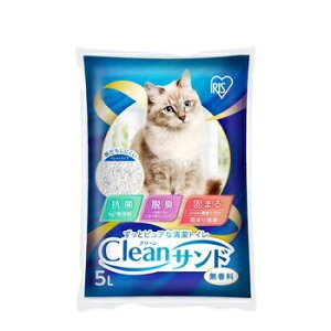 �N���[���T���h �������L�� 5L x 4�� Clean Sand Odorless Cat Litter 5L x 4 Bags �L�� ���L �������� ��e�� �y�b�g�p�i ���p�i �L�p�i �S�~��