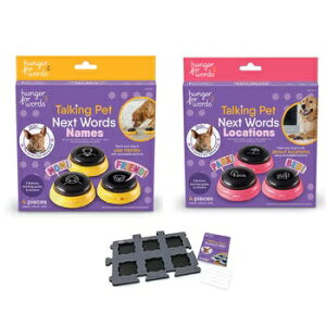 �g�[�L���O�y�b�g ������ׂ�^���{�^���i���P�[�V�����j+�i�l�[���j ������ׂ�{�^���p�}�b�g�Z�b�g Talking Pet Set: Recording Buttons (Name & Location) & Mat ��e�� �܂Ƃߔ��� �������� �y�b�g�p�i 