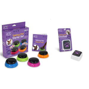 �g�[�L���O�y�b�g ������ׂ�^���{�^�� (�X�^�[�^�[)& ������ׂ�h�A�x���Z�b�g Talking Pet Set: Recording Buttons Starter & Door Bell ��e�� �܂Ƃߔ��� �������� �y�b�g�p�i ���p�i �L�p�i