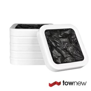 townew�i�g�[�j���E�j���t�B���S�~���iT1, T AirX�p�j6�Z�b�g �u���b�N townew Refill (For T1, T AirX) 6PK Black ��e�� �܂Ƃߔ��� �������� �S�~�� ���� �h�L