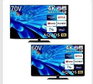 SHARP AQUOS 70 �^ 4K �t���e���r 4T-C70EN1 4K LCD TV 70�^ ���� 4K�e���r �t���e���r �f�� �Q�[�� ���r���O
