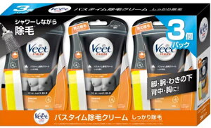 ���B�[�g���� �o�X�^�C����p ���уN���[�� 150gx3�Z�b�g Veet Men Depilatory Cream 150gx3