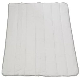 【グレー】西川 冷感キルトケット 強冷感生地xやわらかい生地 リバーシブル 洗濯機可 猛暑 春先 秋口