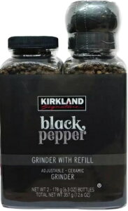 y2{zubNybp[i~tj178g×2 KS BLACK PEPPER GRINDER RVE 傤 ybp[ XpCX@Ӟ@KS KIRKLAND SIGNATURE