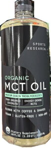 �y1183ml�z�X�|�[�c���T�[�` �I�[�K�j�b�NMCT�I�C�� 1,183mL �L�@�R�R�i�b�c100���R�� �P�g���r�[�K���t�����h���[ Sports Research Organic MCT Oil �������b�_ ���e ���N