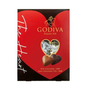 �S�f�B�o �n�[�g�`���R���[�g �A�\�[�g�����g 40������ �~���N & �_�[�N 72% GODIVA Heart Chocolate Assortment Milk & Dark 72% �M�t�g ��y�Y ���J�� ���蕨 �܂Ƃߔ���