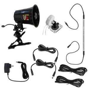MTO �F�悯�����z�[��/�T�C���� 24����/��ԃZ���T�[�t�� 3m�P�[�u�� 2�{�ǉ� MTO Bear Horn/ Siren with 24hour/ Night Sensor & 3m cables x2 �܂Ƃߔ��� �X�g�b�N ��e�� �M�t�g