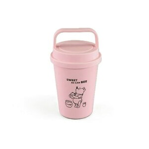���܂̃v�[���� �X�e�����X�^���u���[ �n���h���t�� 350ml POOH Stainless Steel Tumbler with handle 350ml �L�����N�^�[ �v���[���g �M�t�g �q�� �H��