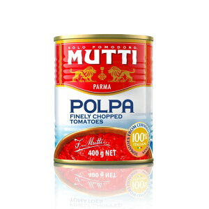 MUTTI POLPA t@CJbgg}g 12 MUTTI POLPA FINELY CHOPPED TOMATO 12P