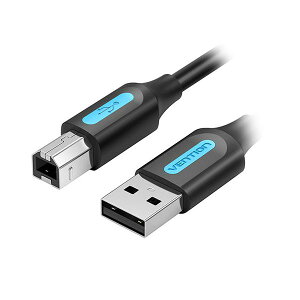 �y5�{�Z�b�g�z VENTION USB 2.0 A Male to B Male�P�[�u�� PVC Type 1.5m �u���b�N CO-7200X5