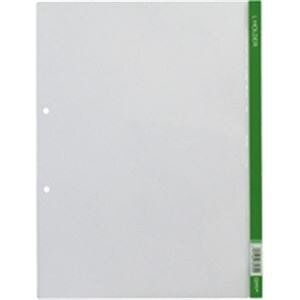 (まとめ)キングジム クリアホルダー Lホルダー730 A4S 緑 5冊【×10セット】