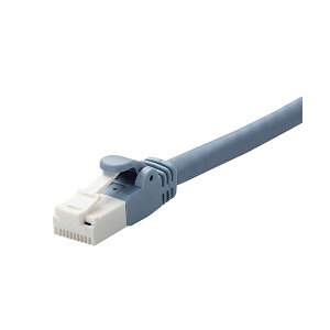 (まとめ)エレコムツメ折れ防止LANケーブル(Cat6A) ブルー 10.0m RoHS指令準拠(10物質) LD-GPAT/BU10/ID1本【×10セット】