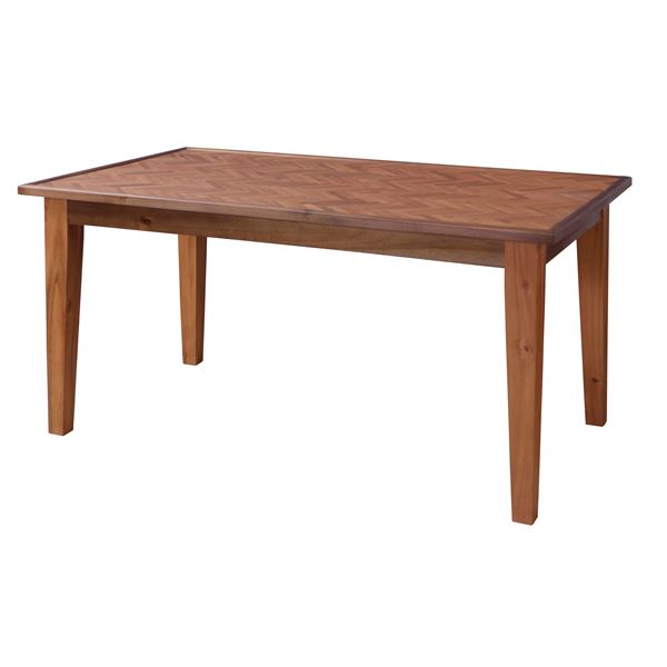 ダイニングテーブル 約幅150×奥行85×高さ72cm ブラウン 木製 組立品 リビング 店舗 ショップ インテリア家具