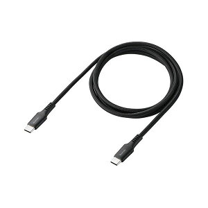 �G���R�� USB2.0�P�[�u�� USB Type-C TM - USB Type-C/240W/���ϋv 1m �u���b�N MPA-CCPES10BK