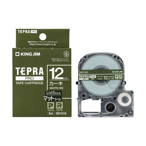 �y5�Z�b�g�z KING JIM �L���O�W�� �}�b�g���x�� �J�[�L�E������(PRO�e�[�v) 12mm KJ-SB12GSX5
