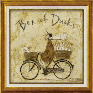 【送料無料】ユーパワー サム・トフト Gel加工 アートフレーム Mサイズ 「アヒル ボックス」