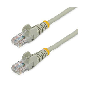 StarTech.com �J�e�S���[5e LAN�P�[�u�� 2m �O���[ 45PAT2MGR 1�{