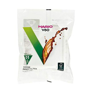 �y10�Z�b�g�z HARIO V60�p�y�[�p�[�t�B���^�[01W 1�`2�t�p 100���� VCF-01-100WX10