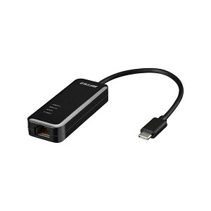 BUFFALO LANA_v^[(USB Type-C) Giga & USB 3.2(Gen1)Ή ubN LUA5-U3-CGTE-BK