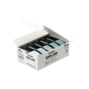�i�܂Ƃ߁j �J�V�I(CASIO) NAME LAND�i�l�[�������h�j �X�^���_�[�h�e�[�v 24mm ���i�������j 5�{��×6�p�b�N