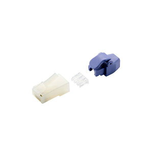 �G���R�� ����pRJ45�R�l�N�^�[ Cat6 �P�����������Ή� 10�� ���[�h�o�[�E�v���e�N�^�[�� �n�[�t�N���A LD-6RJ45T10/TP2