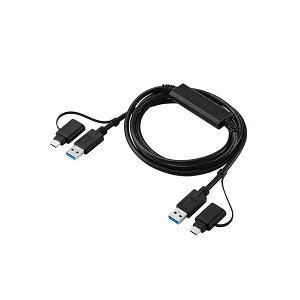 �G���R�� USB Type-C TM �ϊ��A�_�v�^�[�t�������N�P�[�u�� USB3.0 �u���b�N UC-TV8BK