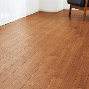 【送料無料】クッションフロア 江戸間6畳 サクラ 防水 撥水 抗菌 防炎 防カビ フリーカット フローリング調 日本製