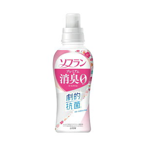 (まとめ) ライオン ソフランプレミアム消臭 フローラルアロマの香り 本体 510mL 1本 【×5セット】
